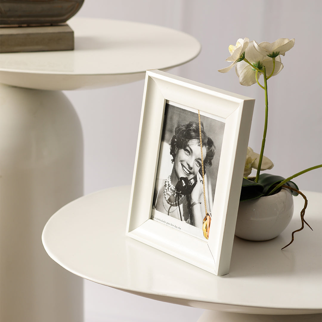 Dolphin Tables Set of 2 White