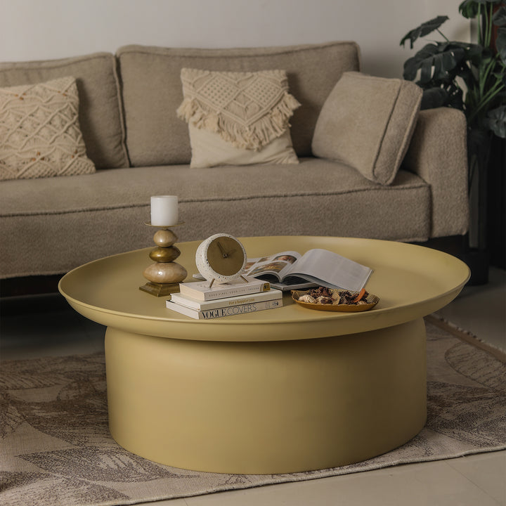 Mammoth Coffee Table Beige Large