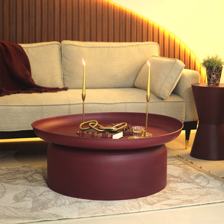 Mammoth Coffee Table Maroon Large