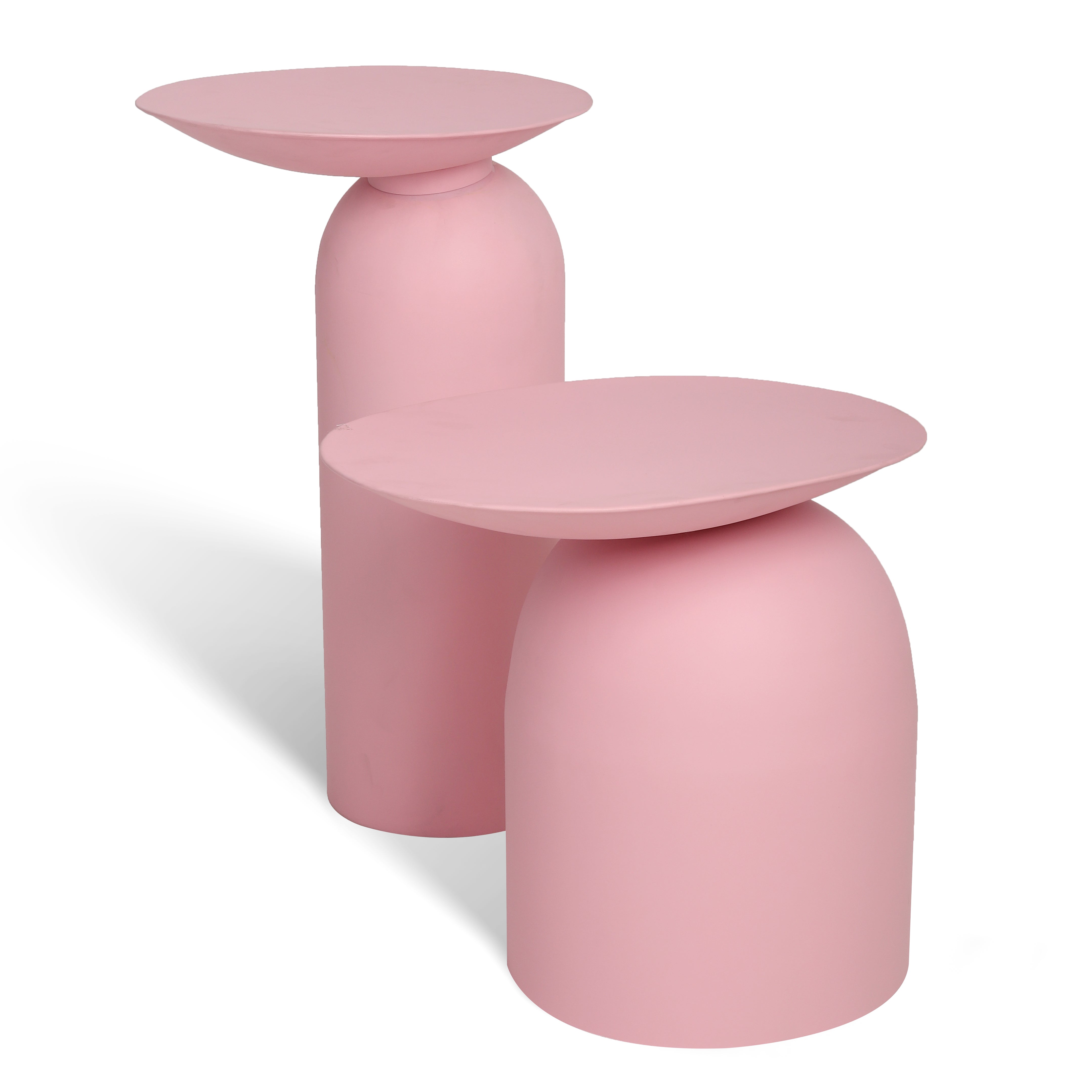 Dolphin Tables Set of 2 Pink