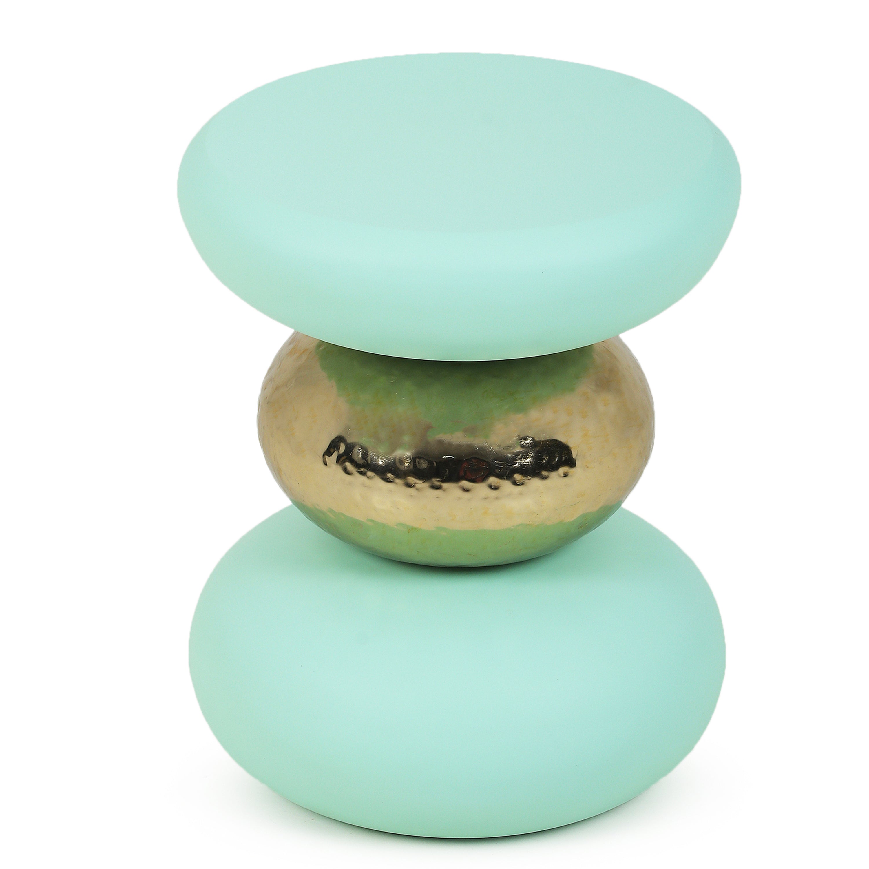 Golden Circle Table Cool Green