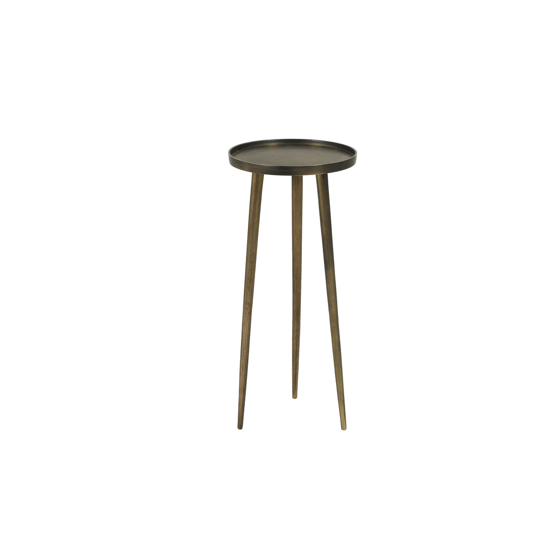 Hudson Tri Leg Side Table Set of 3 Antique Gold