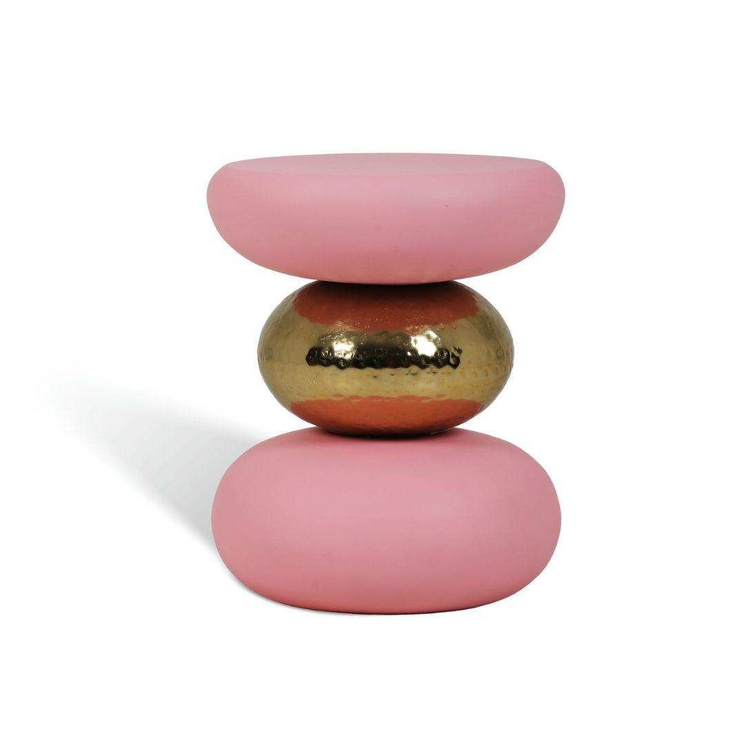 Golden Circle Table Pink