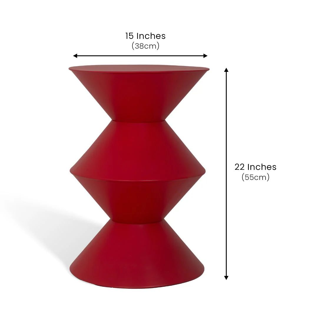 Sydney Side Table Red