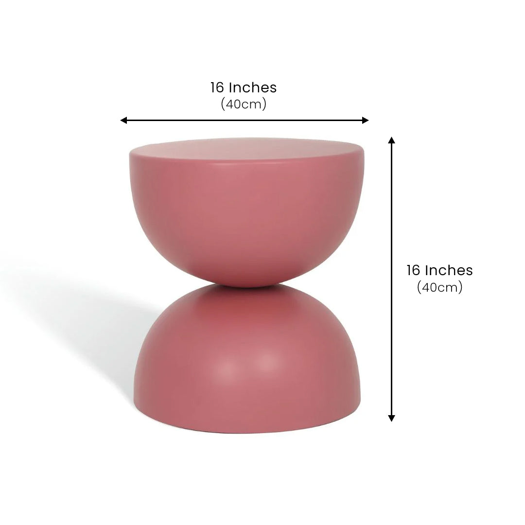 Tuscan Side Table Sweet Pink