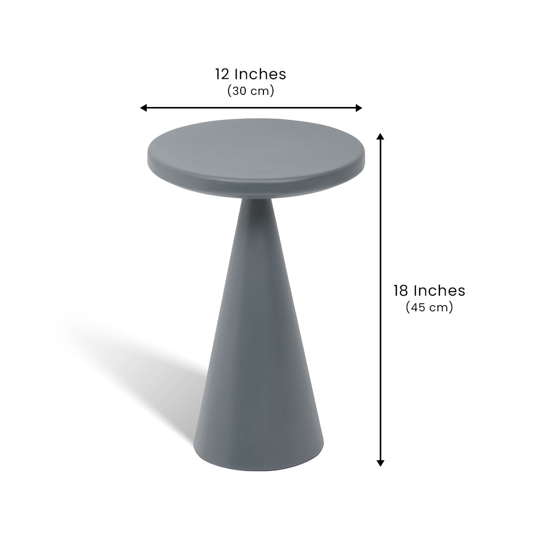 Contemporary Metal Table Grey