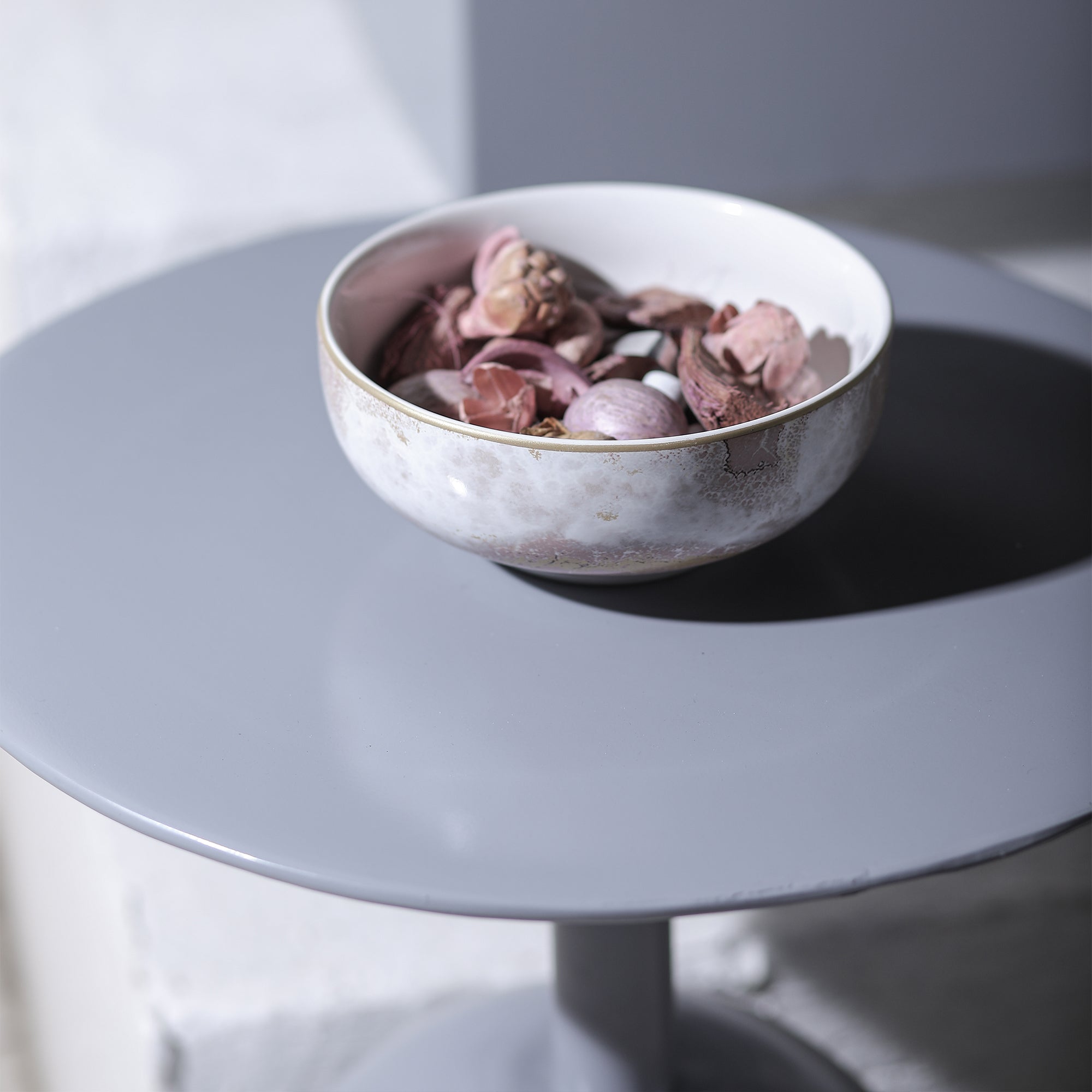 Trinity Globe Table Set of 3 Light Grey