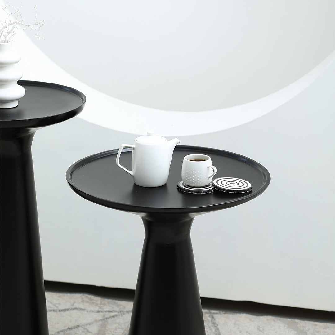 Belgrade Accent Table Set of 2 Black