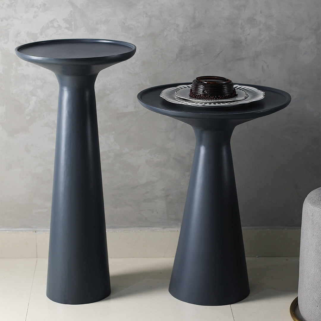 Belgrade Accent Table Set of 2 Grey