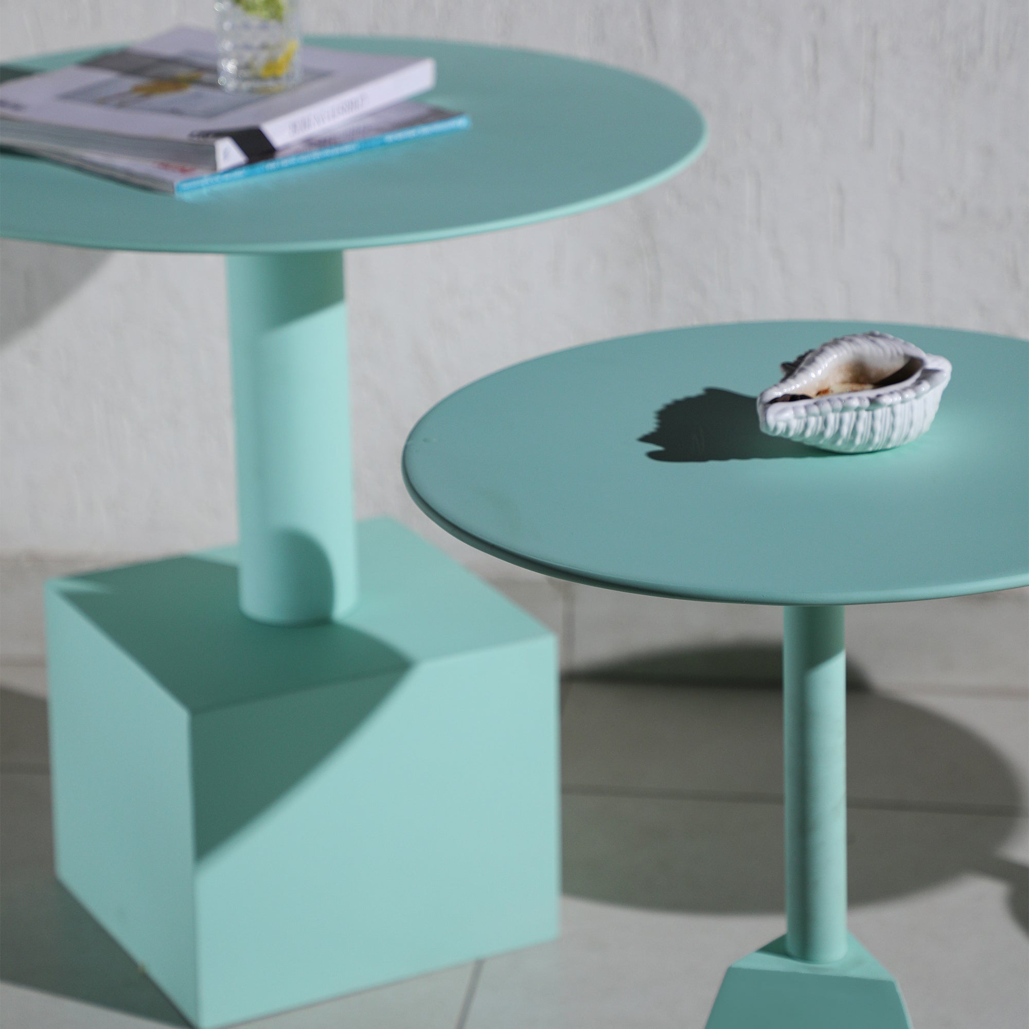 Trinity Globe Table Set of 3 Cool Green