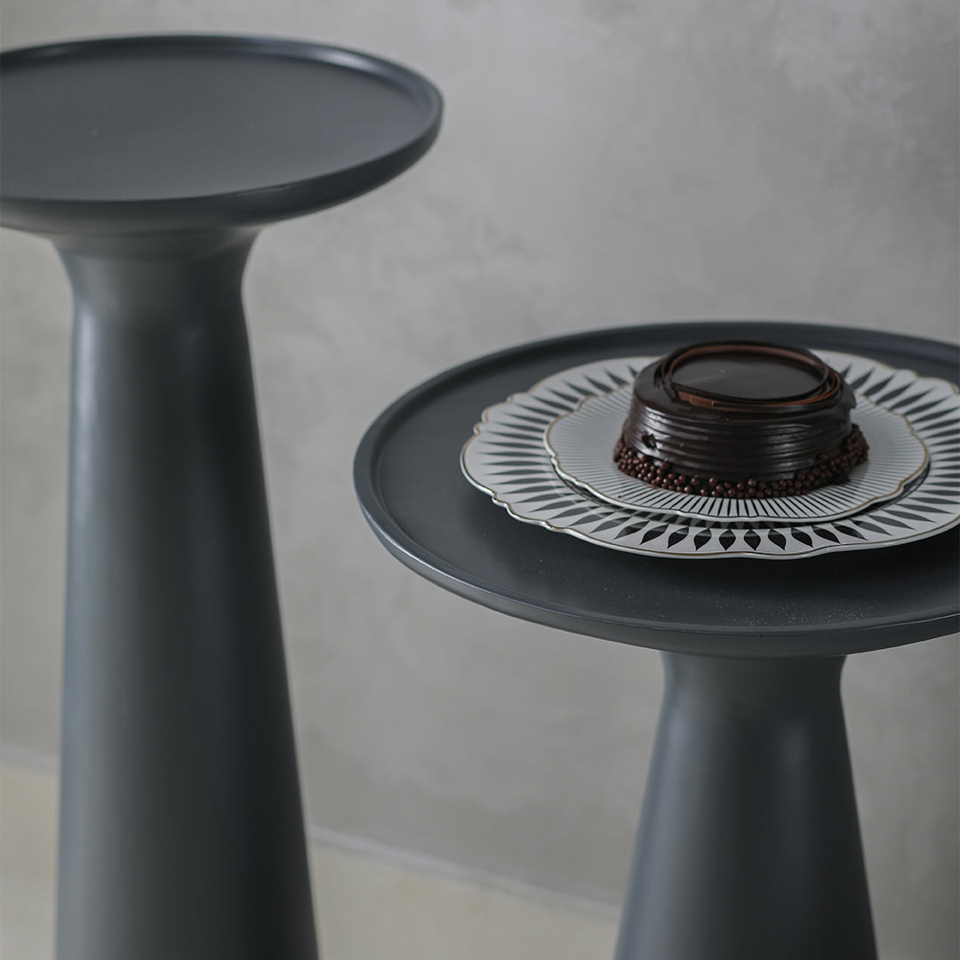 Belgrade Accent Table Set of 2 Grey