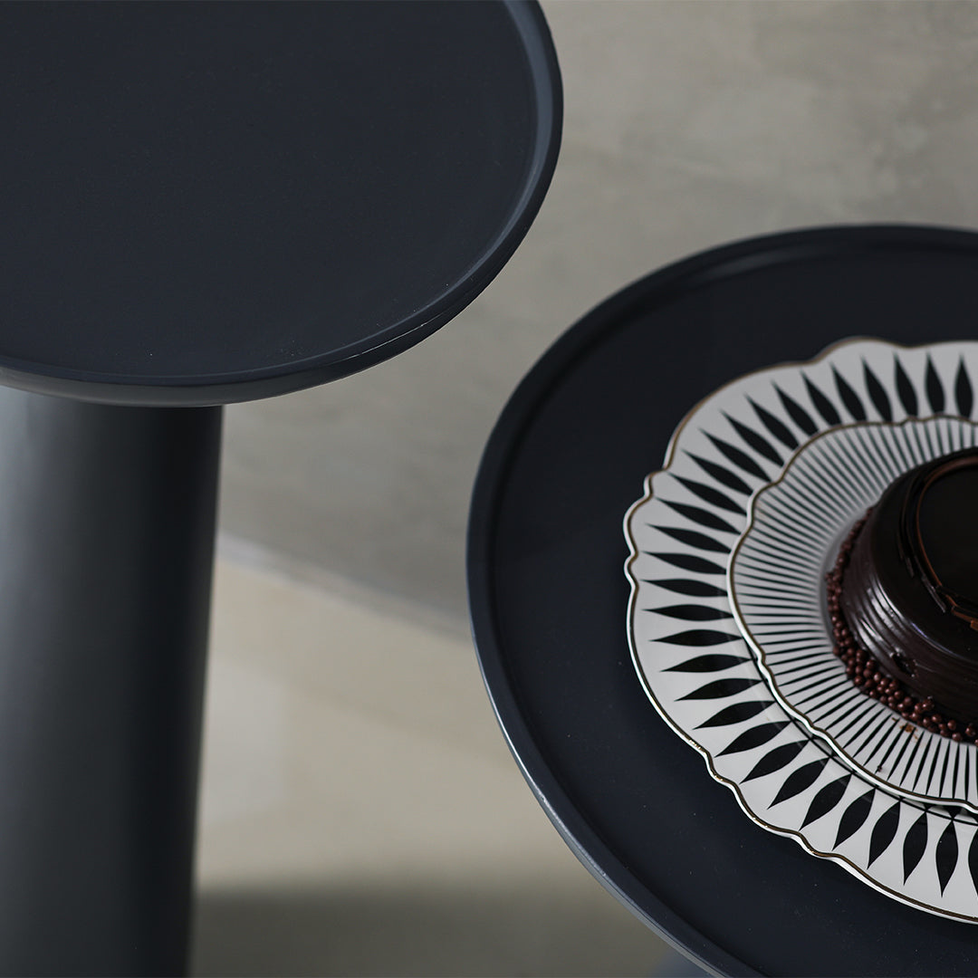 Belgrade Accent Table Set of 2 Grey