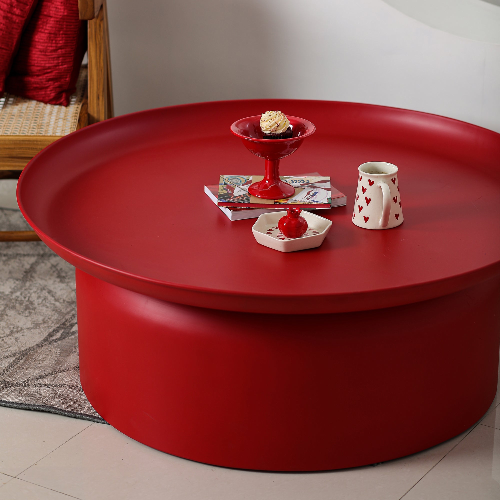 Mammoth Coffee Table Red Large
