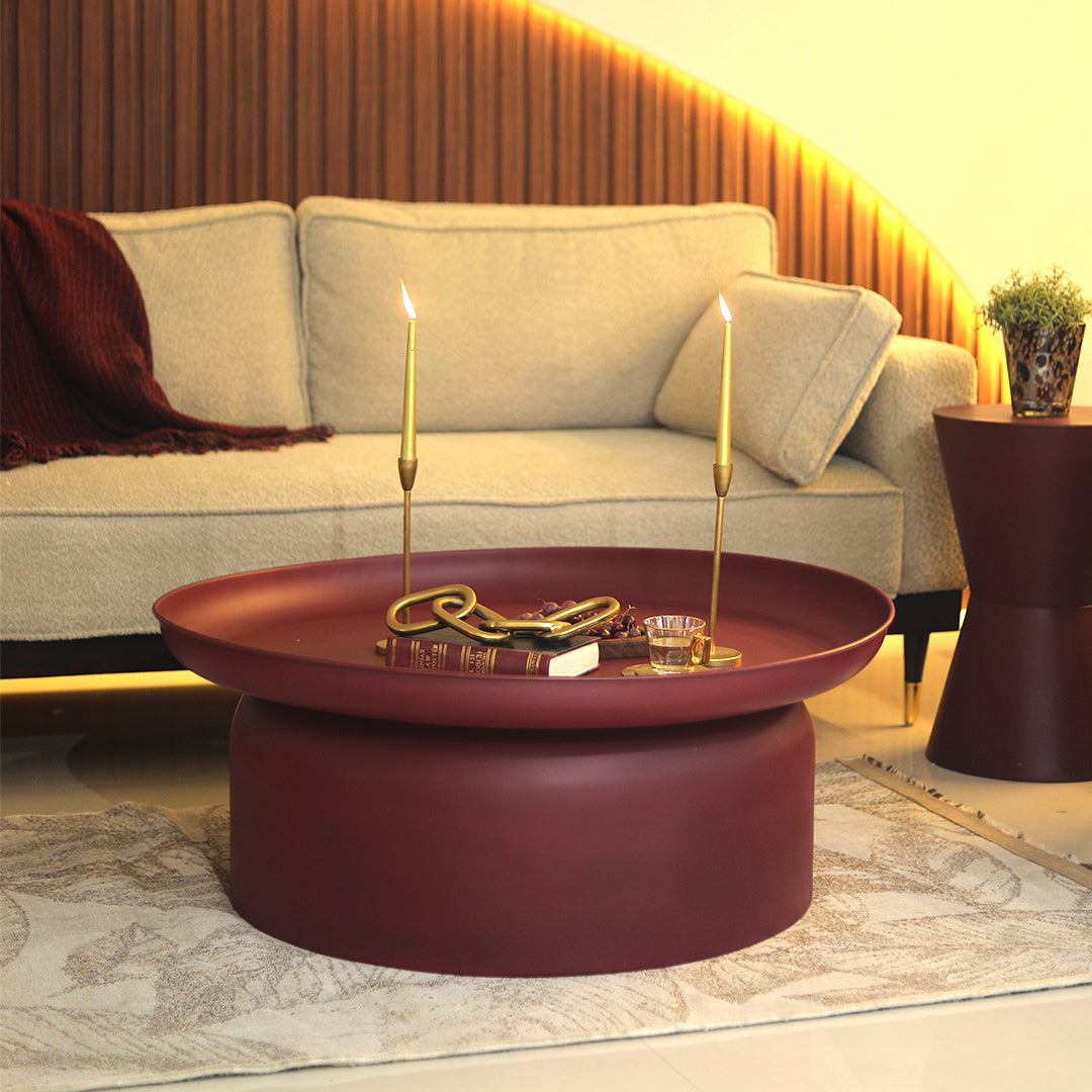 Mammoth Coffee Table Maroon Large