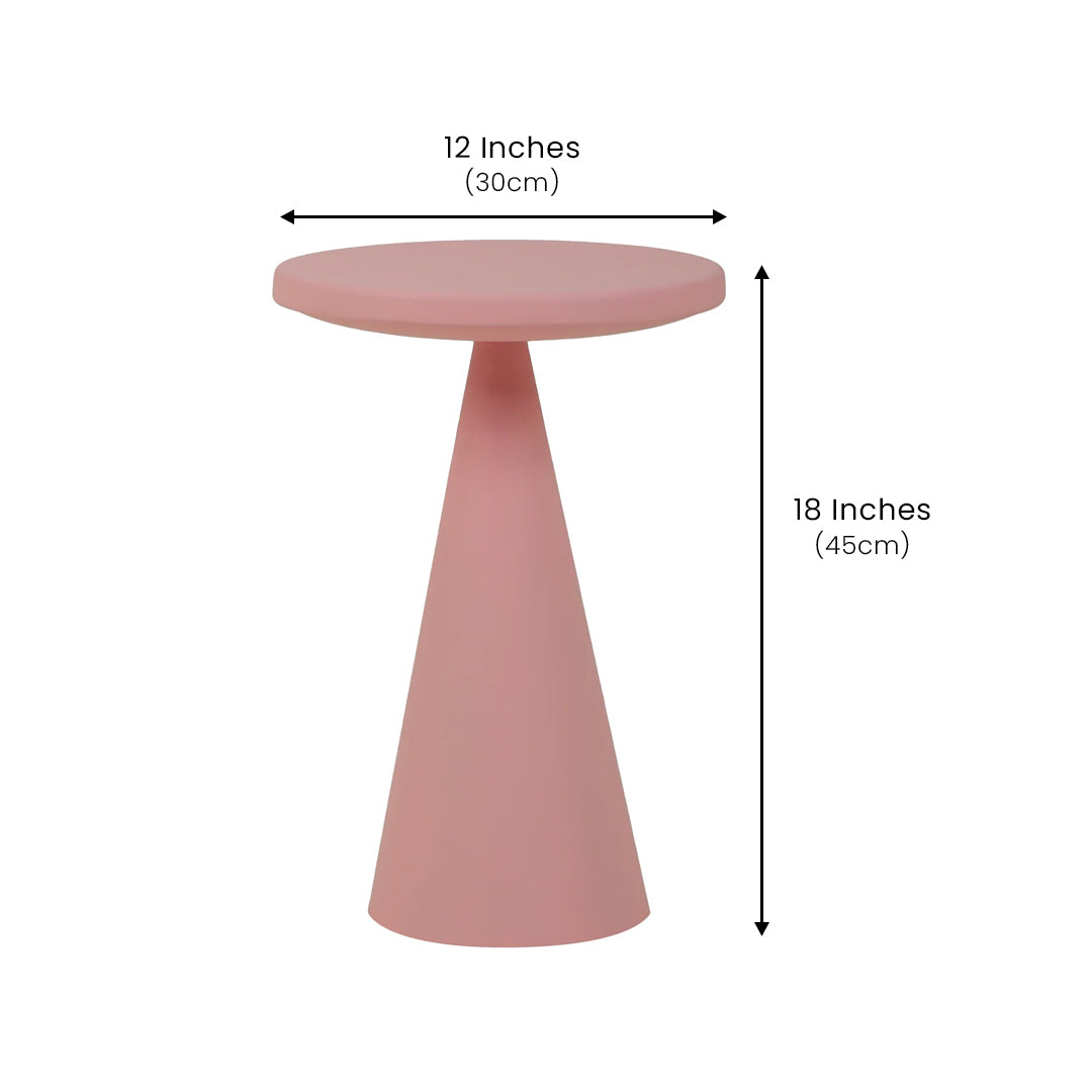 Contemporary Metal Table Pink