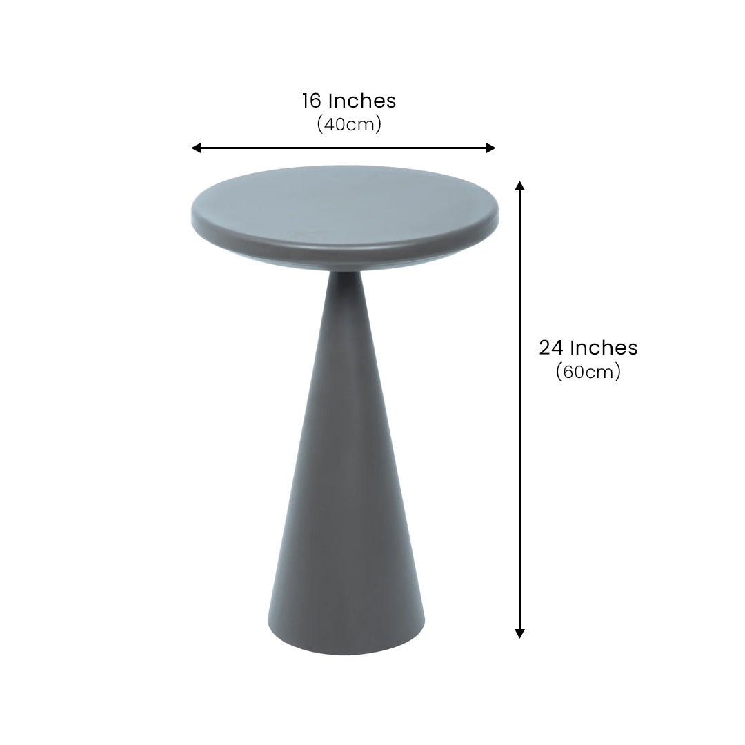 Contemporary Metal Table Grey