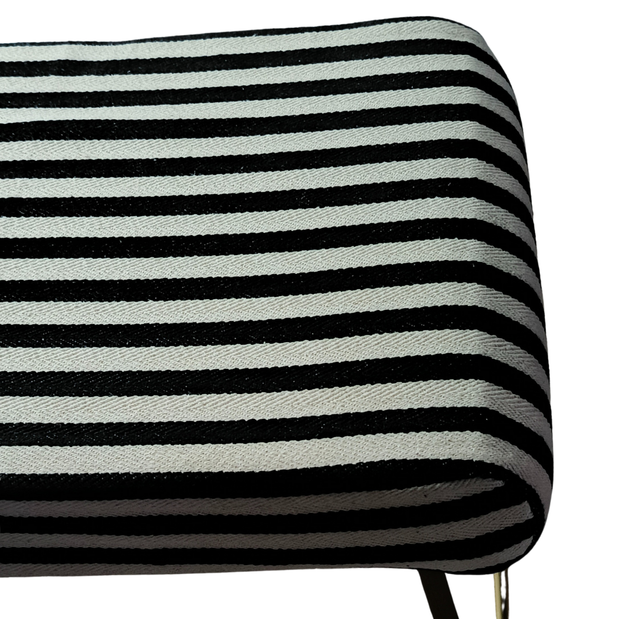 Bohemian Jacquard Metallic Stool