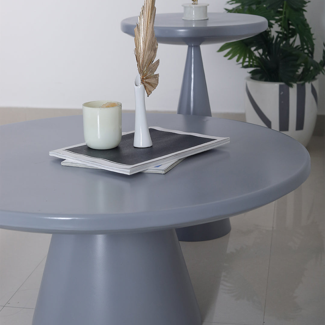 Contemporary Metal Table Grey