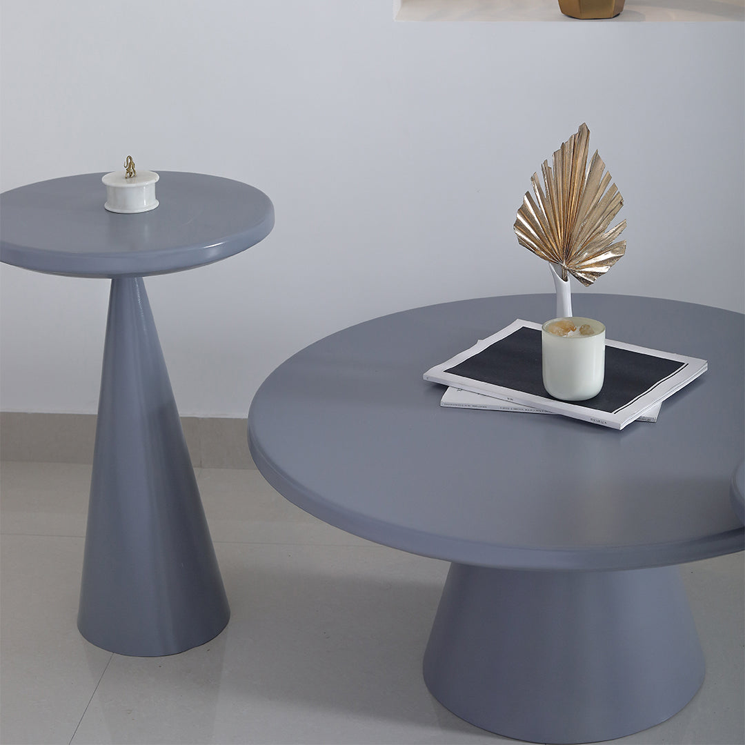 Contemporary Metal Table Grey