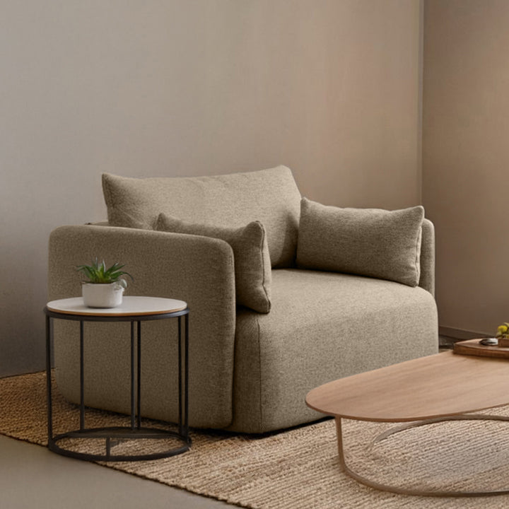 Sicily Single Seater Sofa - Off White – BLCK Homes