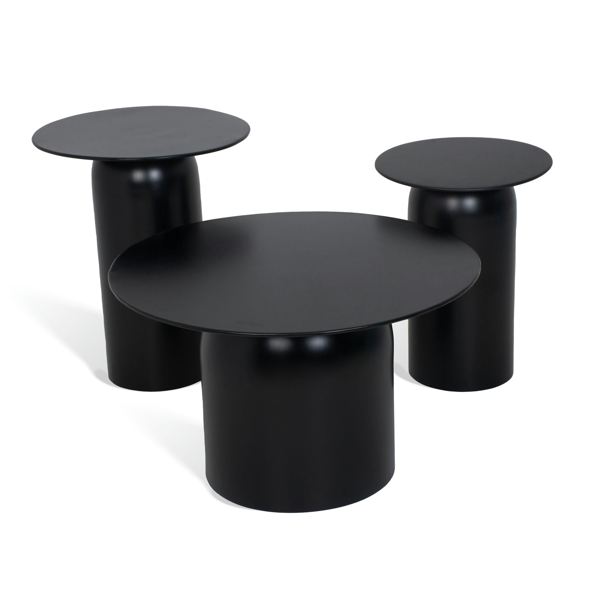 The Elegant Table set of 3 Black
