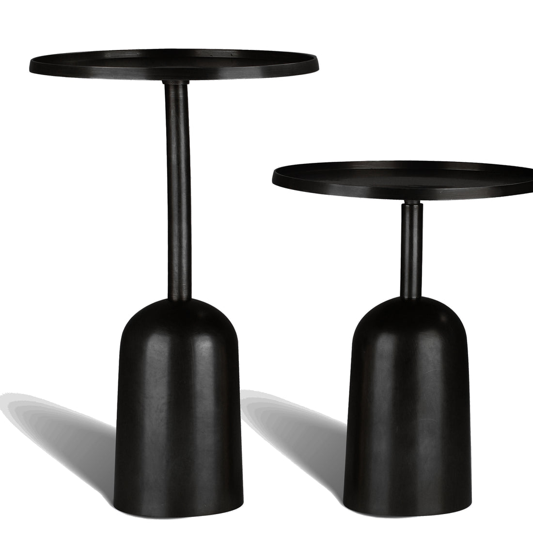 Cherish Side Table Set of 2 Black