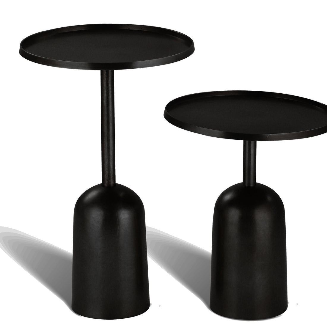 Cherish Side Table Set of 2 Black