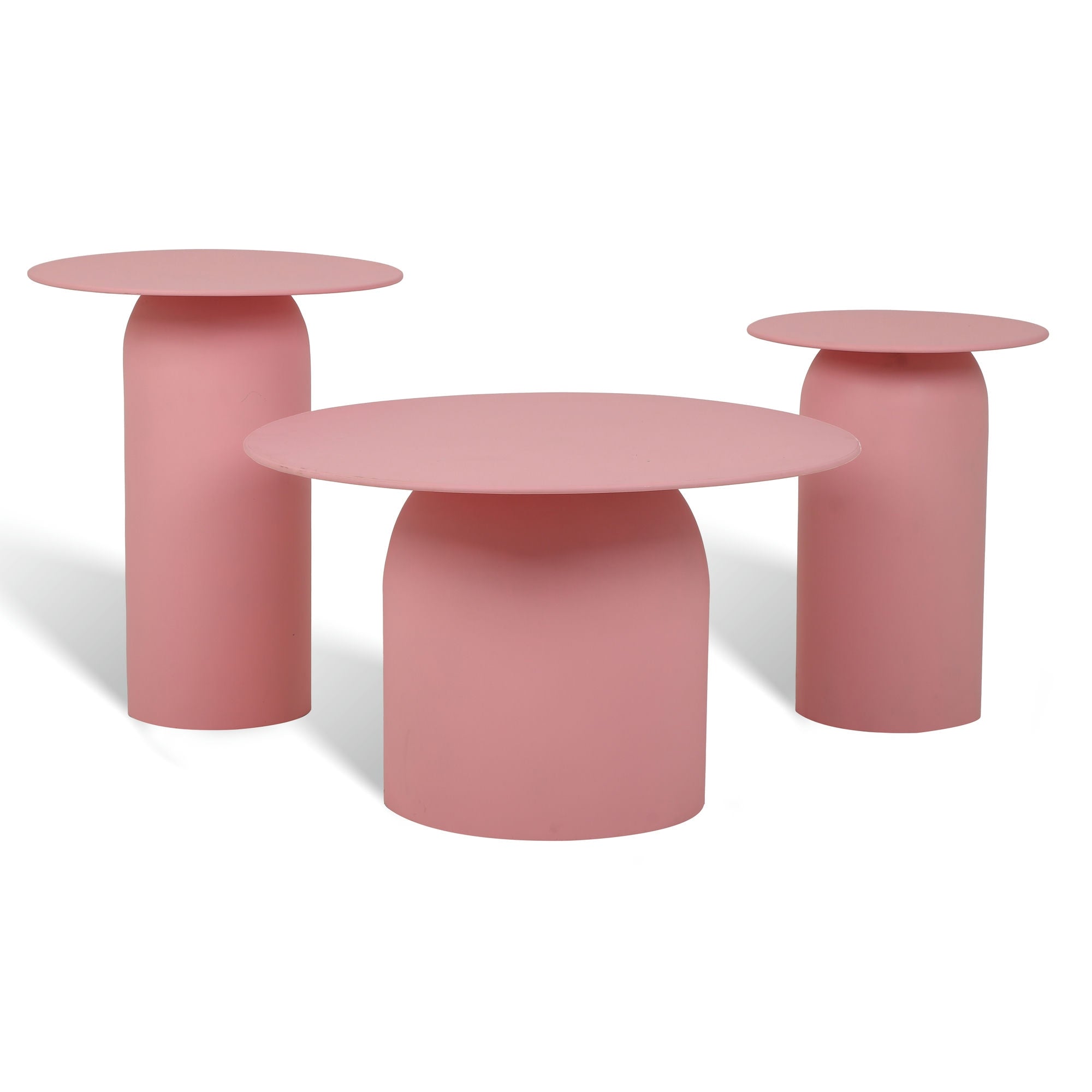 The Elegant Table Set of 3 Pink