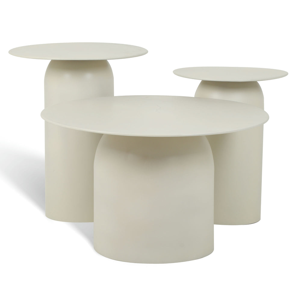 The Elegant Table set of 3 Ivory – BLCK Homes