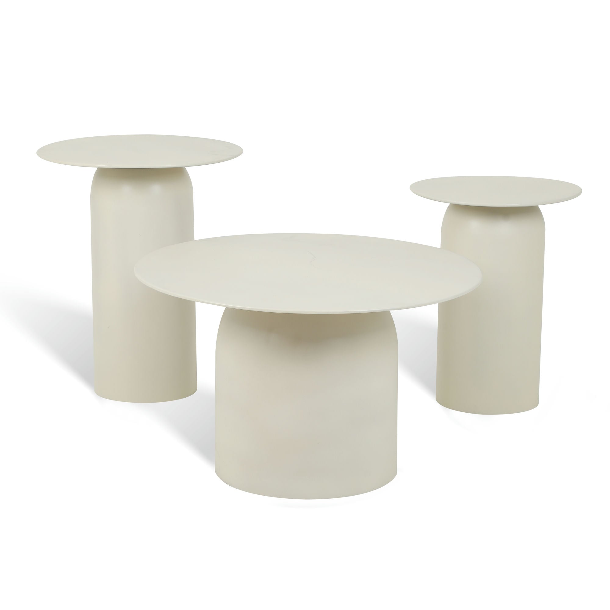 The Elegant Table set of 3 Ivory