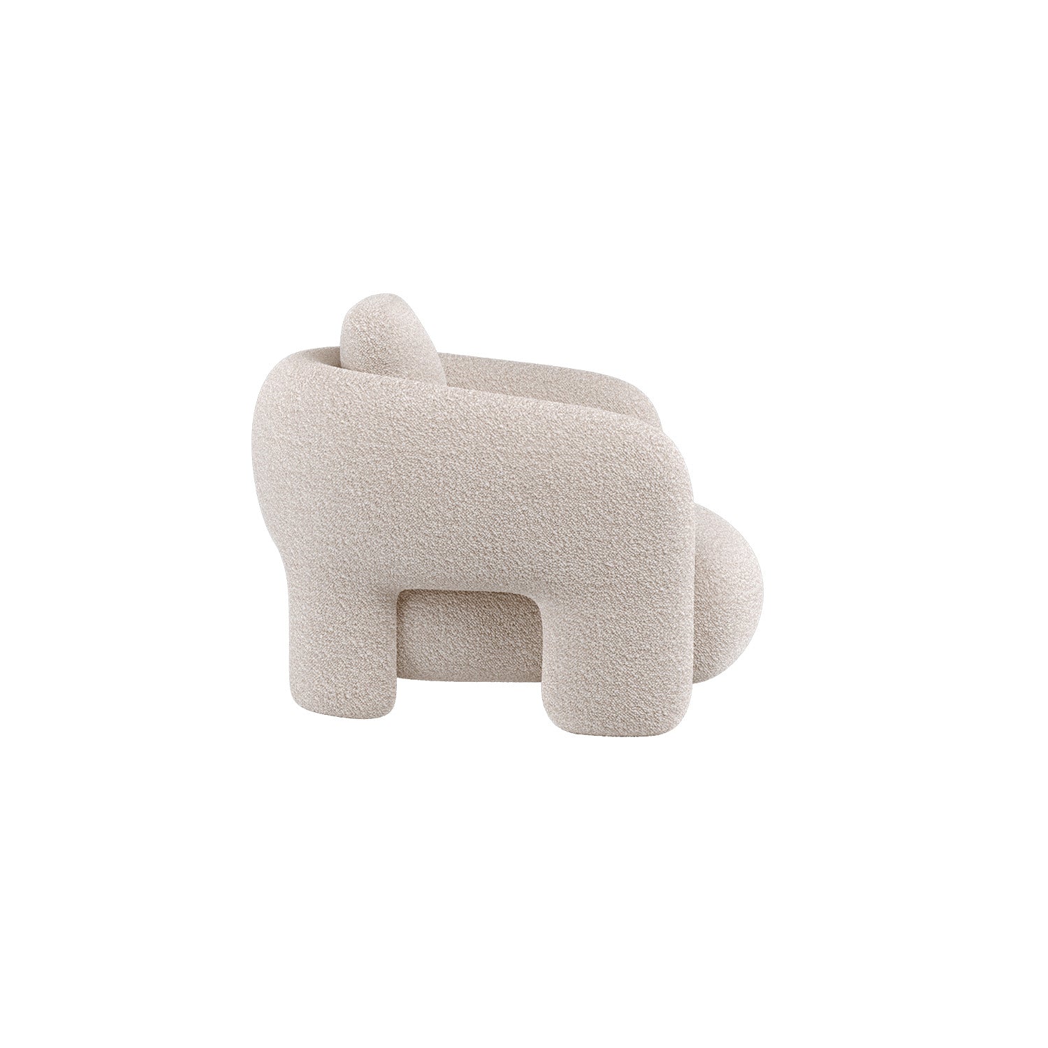 Roman 1 Seater Sofa in White