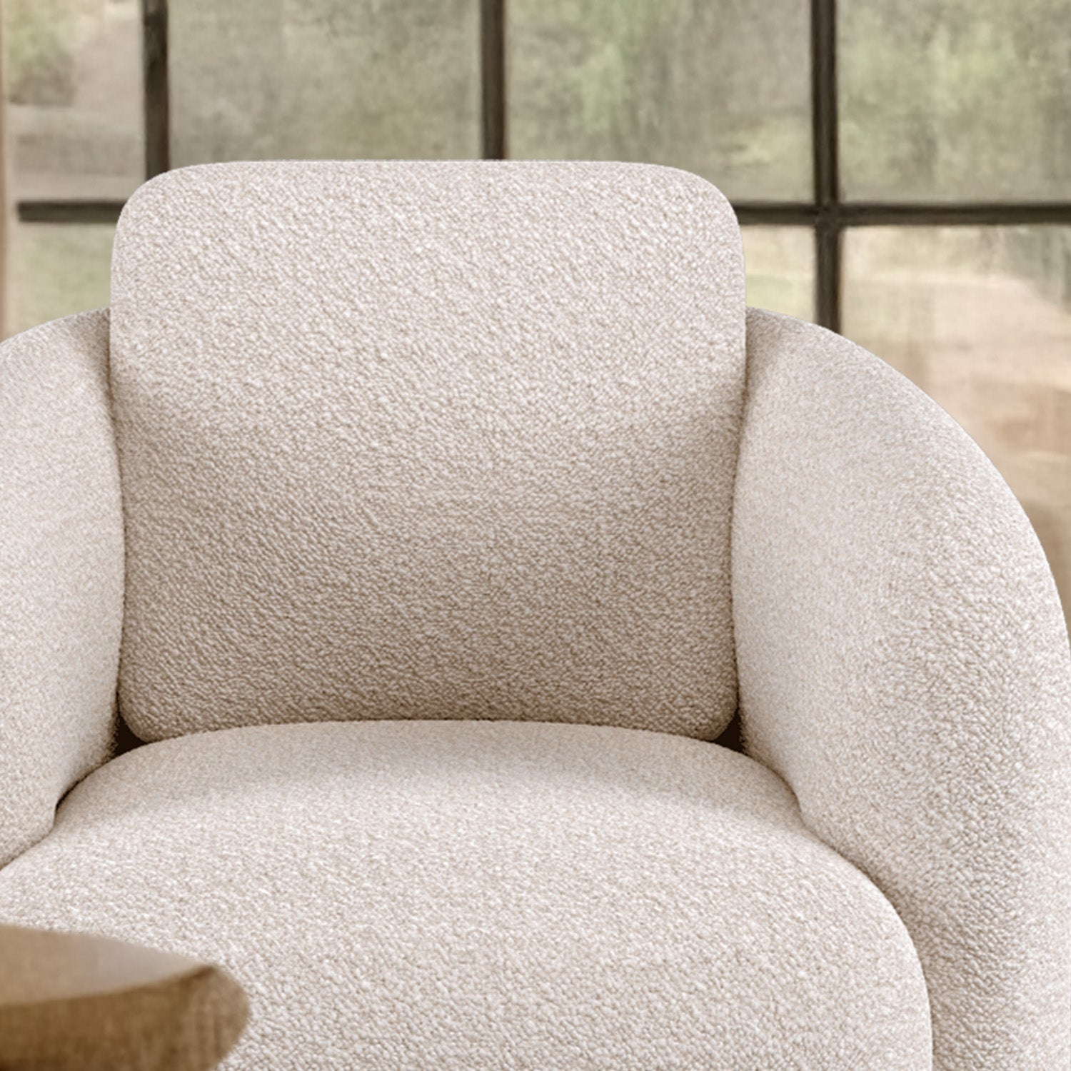 Roman 1 Seater Sofa in White