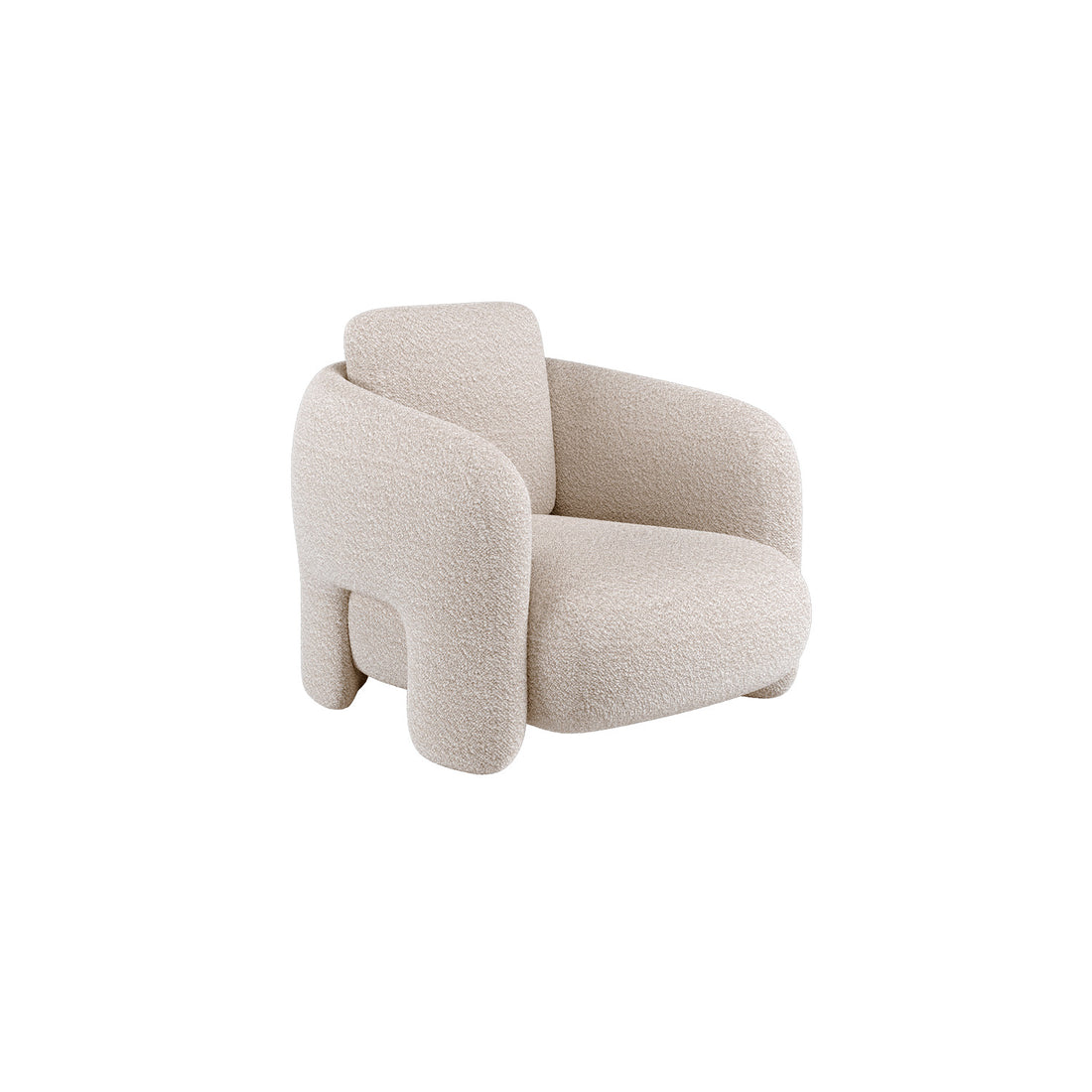 Roman 1 Seater Sofa in White