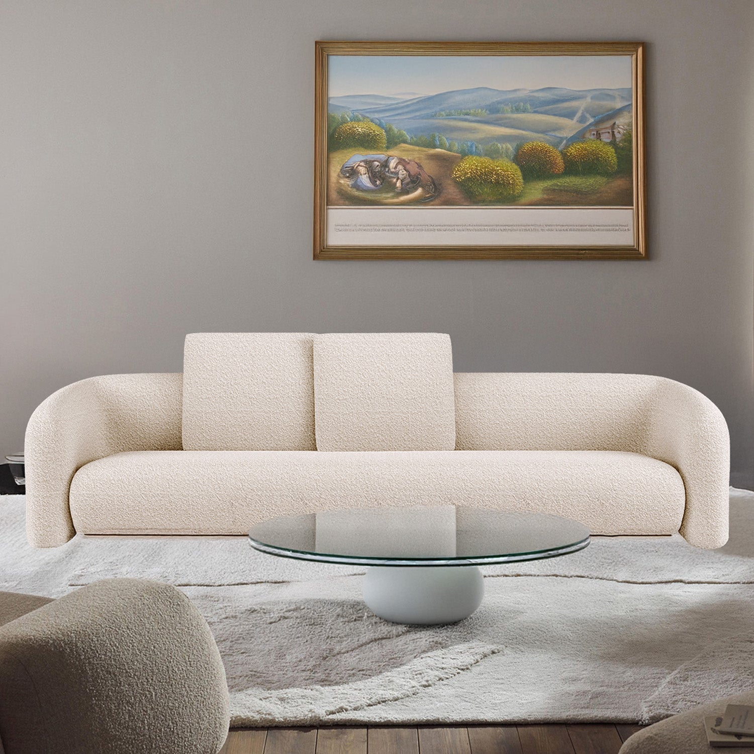 Venice 3 Seater Fabric Sofa White – BLCK Homes