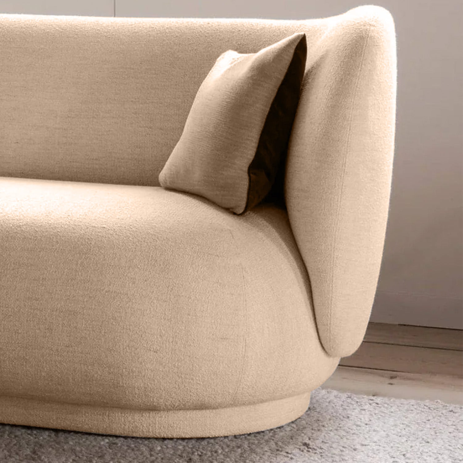 Lazio 2 Seater Sofa in Beige