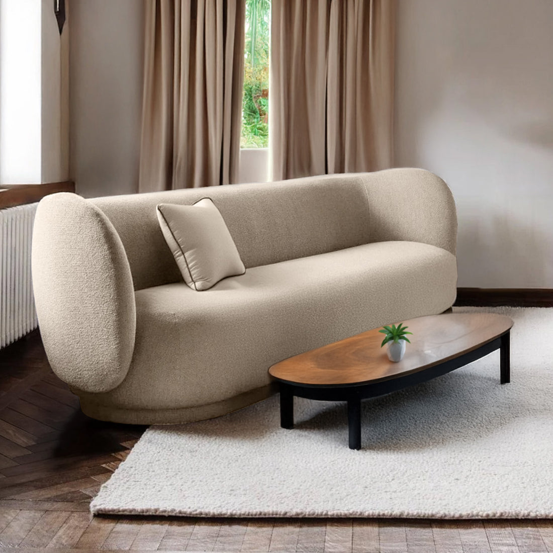 Lazio 2 Seater - White – BLCK Homes