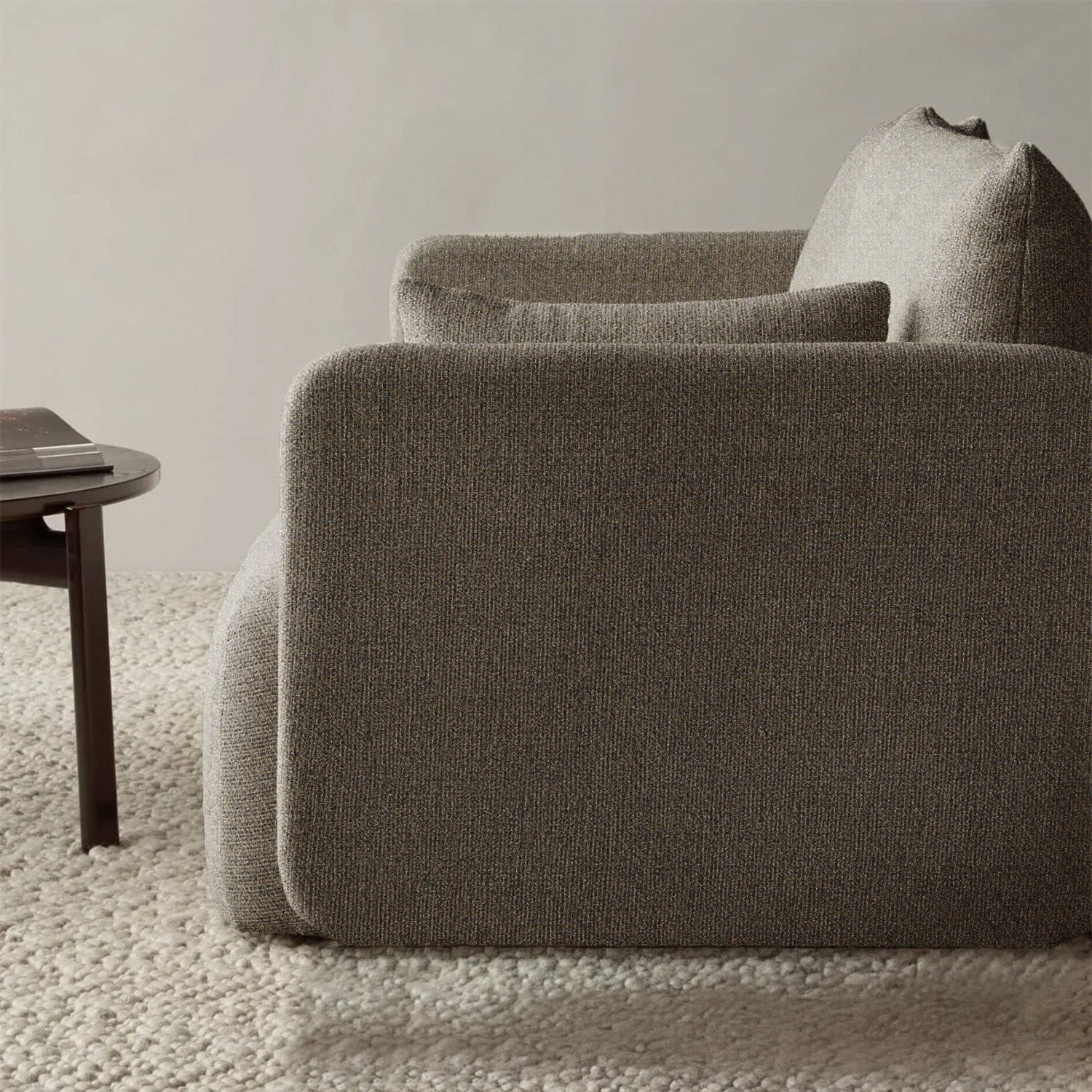 Lombardy 2 Seater Sofa in Ash Gray