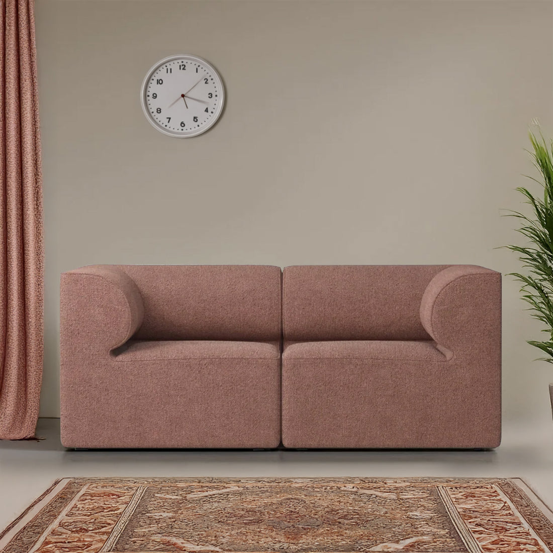 Veneto 2 Seater - Ash Maroon – BLCK Homes