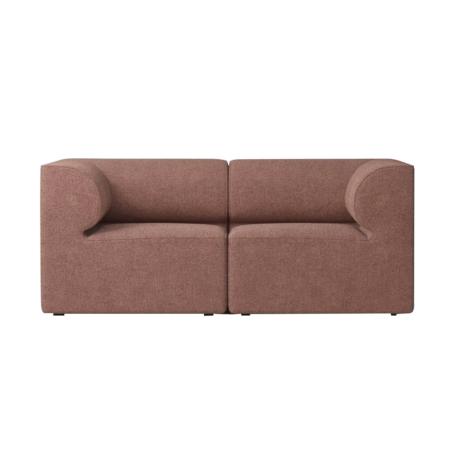 Veneto 2 Seater Sofa in Ash Maroon