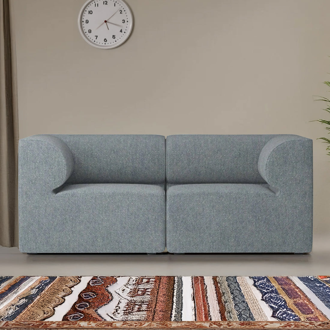 Veneto 2 Seater - Ash Blue – BLCK Homes