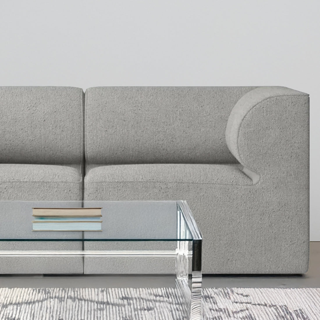 Veneto 2 Seater Sofa in Gray