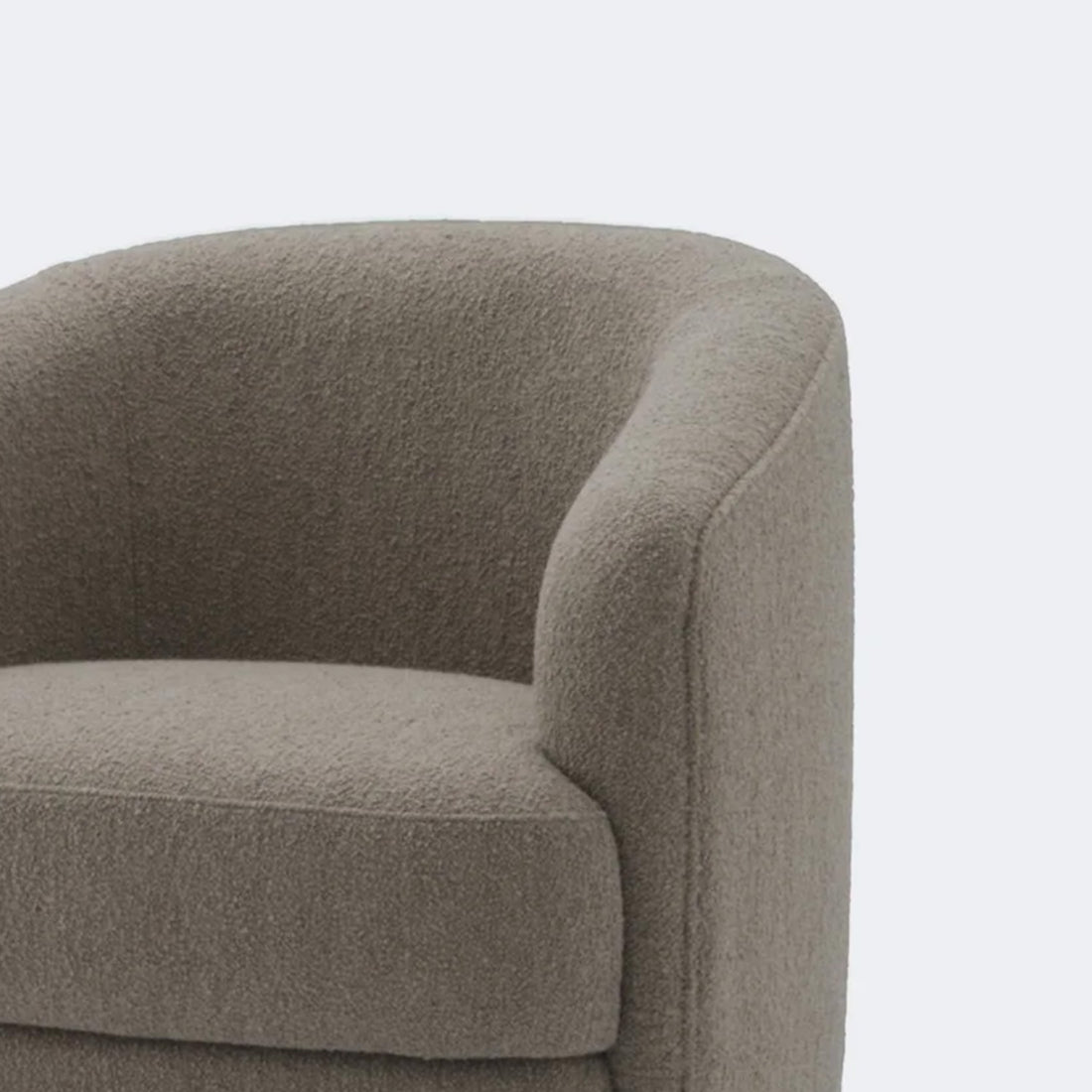 Apulia 1 Seater Sofa in Dark Gray