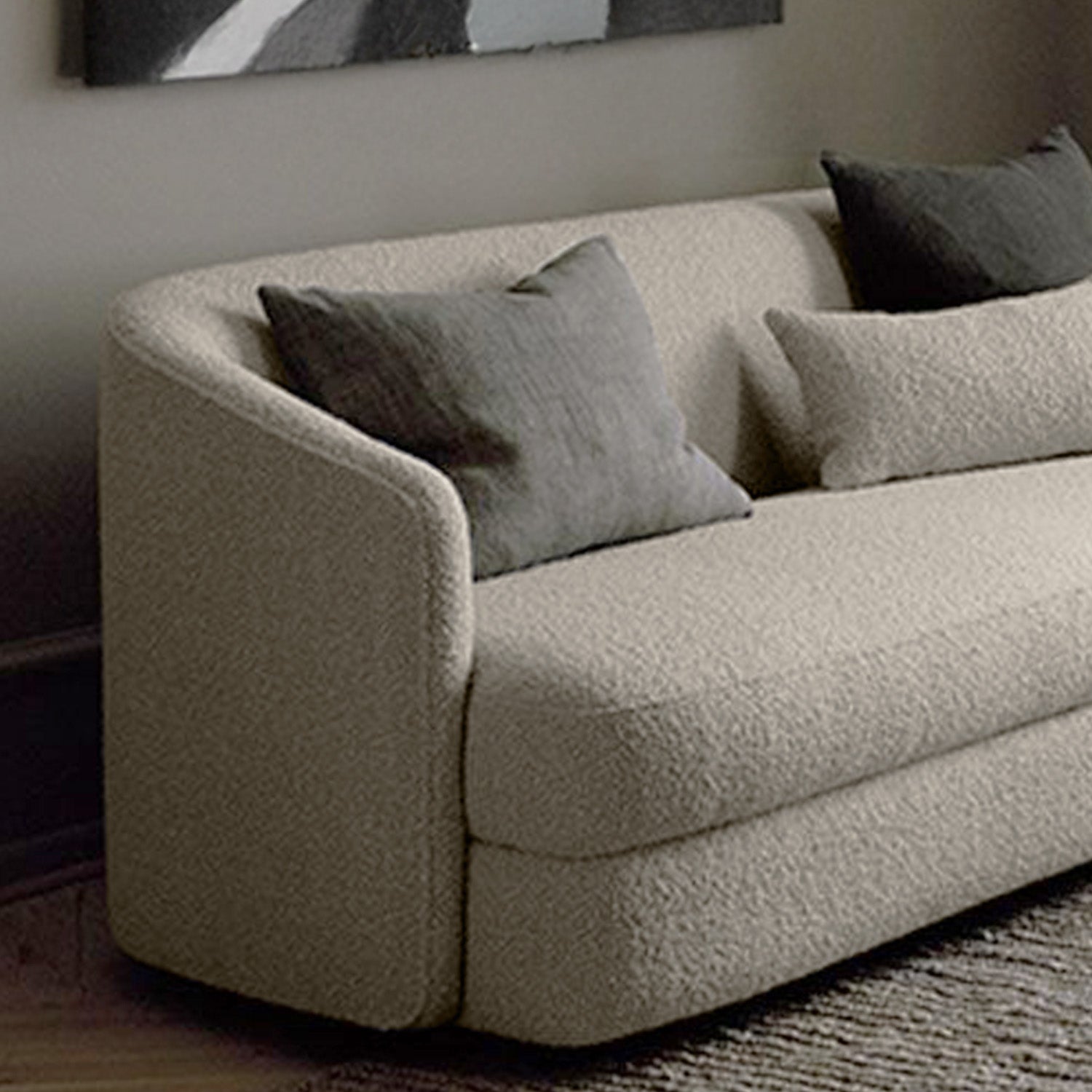 Campania 2 Seater Sofa in Off White