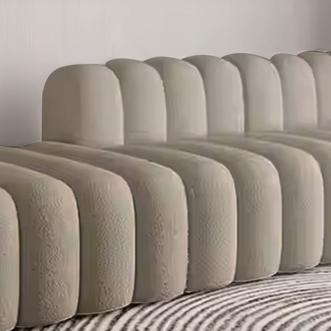 Positano Lounger Sofa in Gray