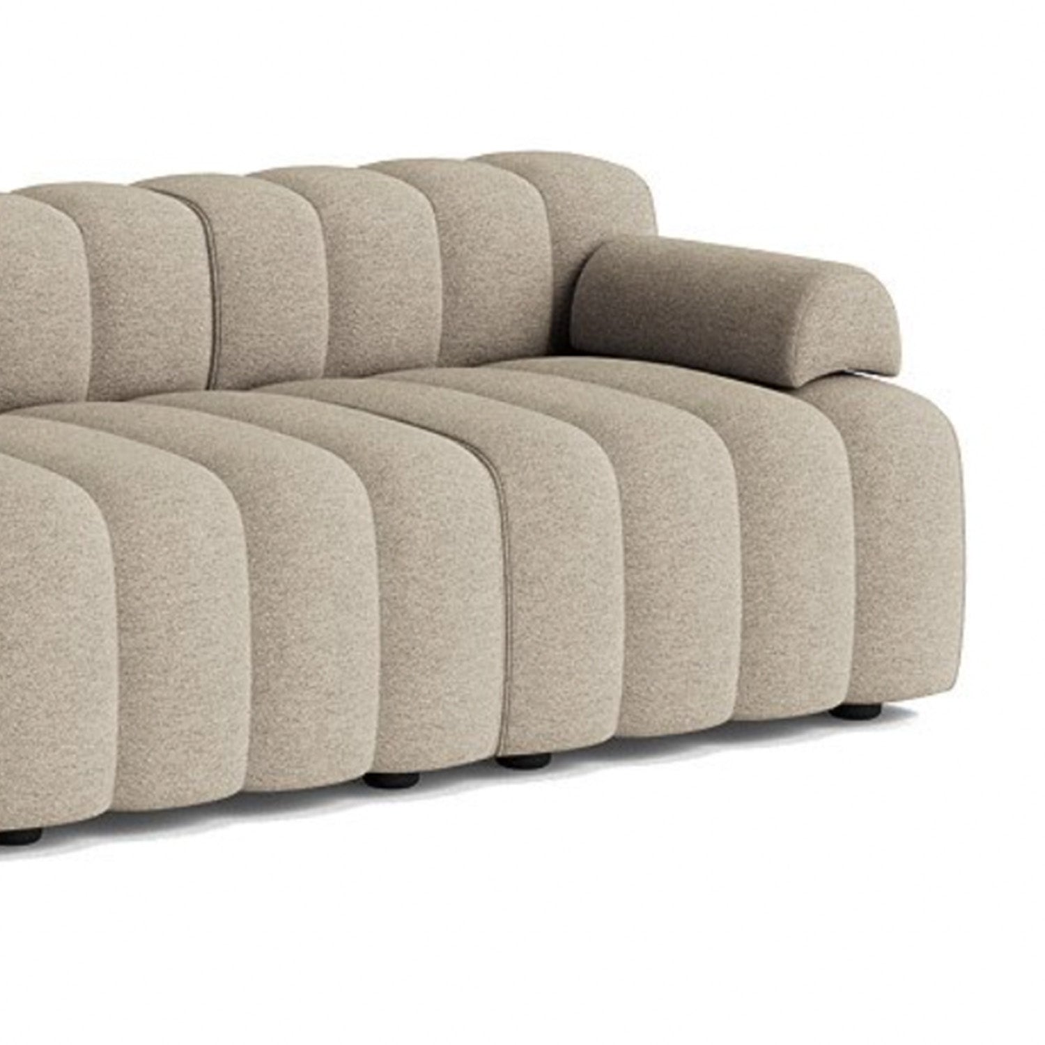 Positano Lounger Sofa in Gray