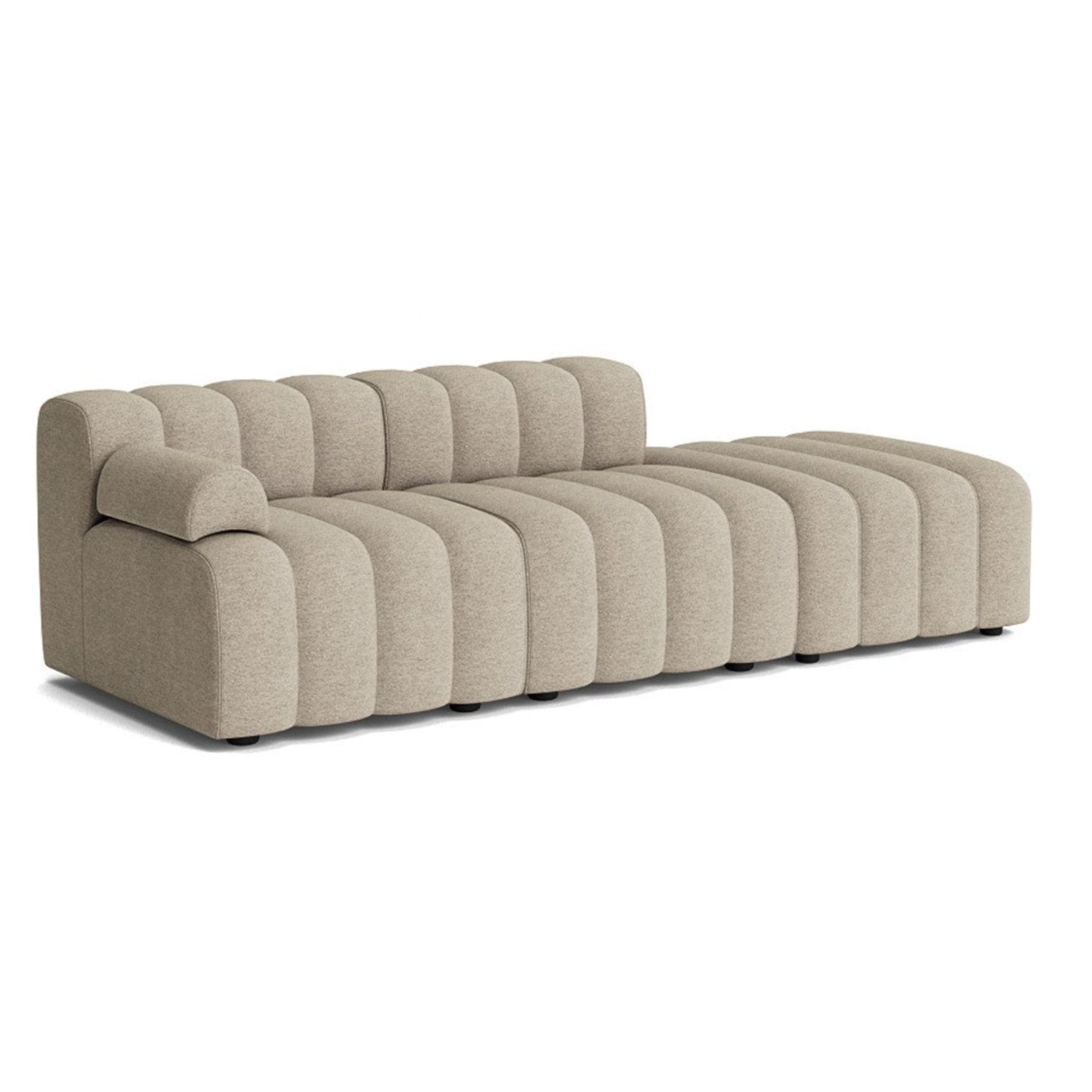 Positano Lounger Sofa in Gray