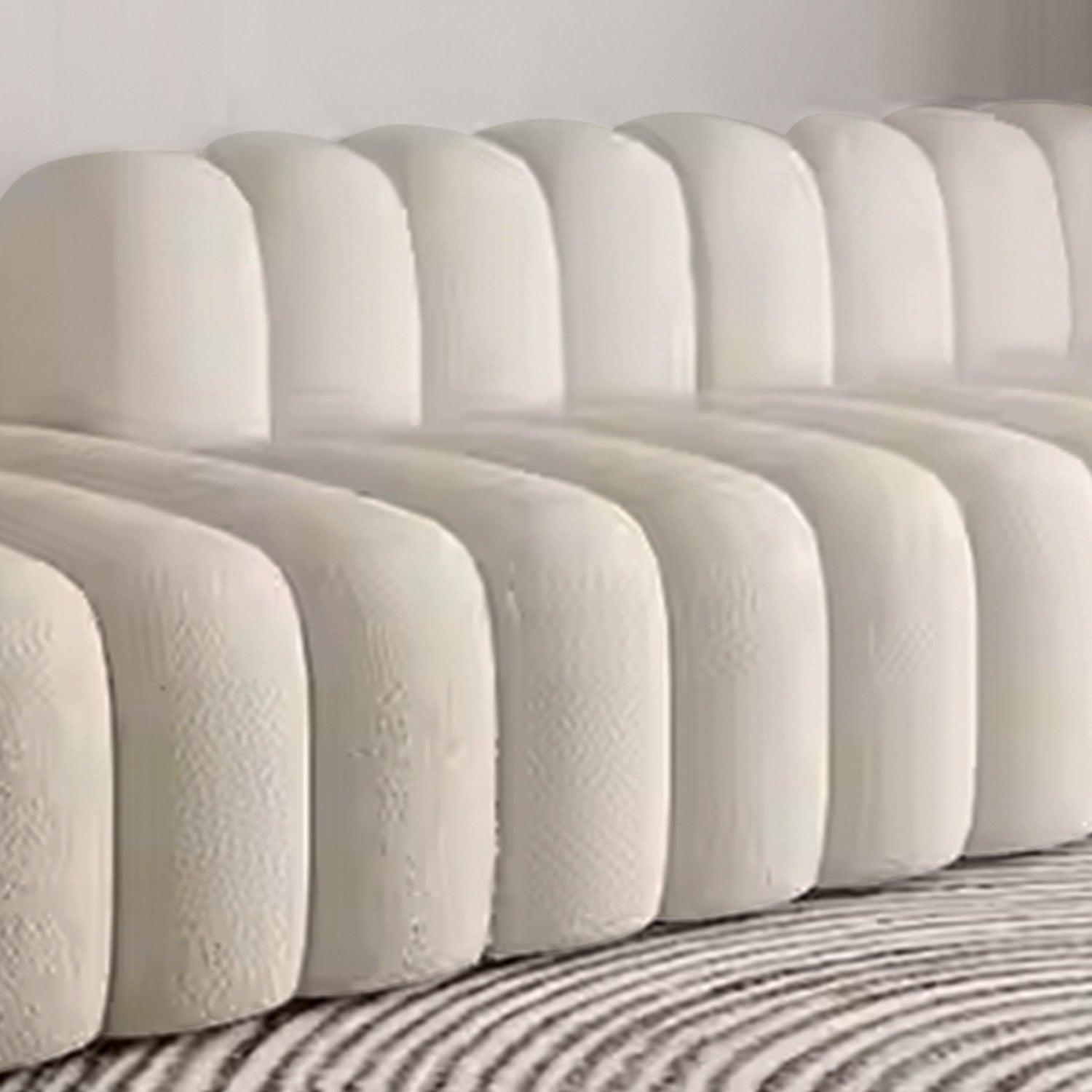 Positano Lounger Sofa in White