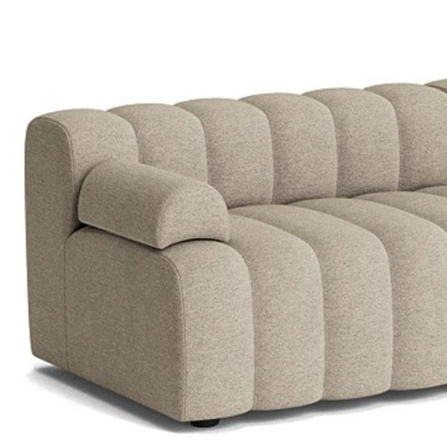 Capri 3 Seater Sofa in Gray
