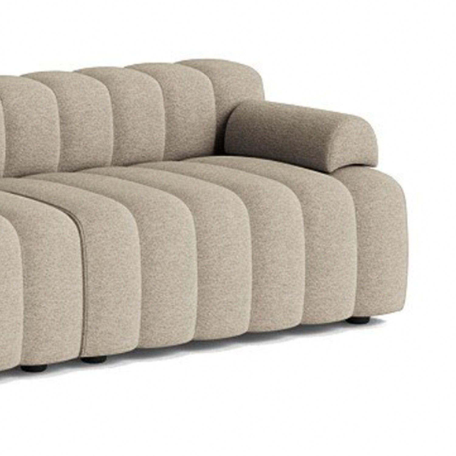 Capri 3 Seater Sofa in Gray