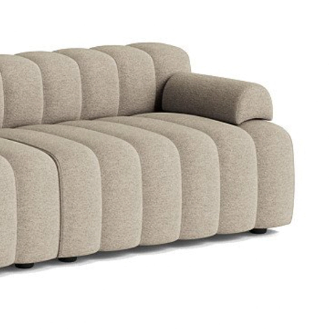 Capri 3 Seater Sofa in Gray
